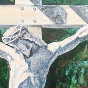 Hij is opgestaan Lukas 24:6 Christelijke Pasen/Hei T-shirt