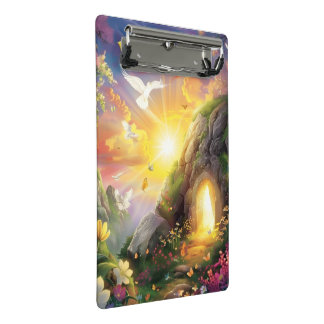 Hij Is Opgestaan — Paasopstanding — Lukas 24:6 Mini Klembord