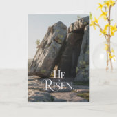 Hij Is Opgestaan Pasen Bulk Kerk Groetkaarten Kaart (Gele Bloem)