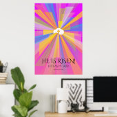 Hij Is Opgestaan! Poster (Thuiskantoor)