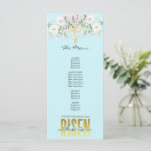 Hij is opgestaan religieus Christelijk citaat Blau Menu (Staand voorkant)