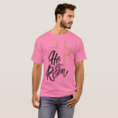 Hij is opgestaan Shirt (Voorkant volledig)