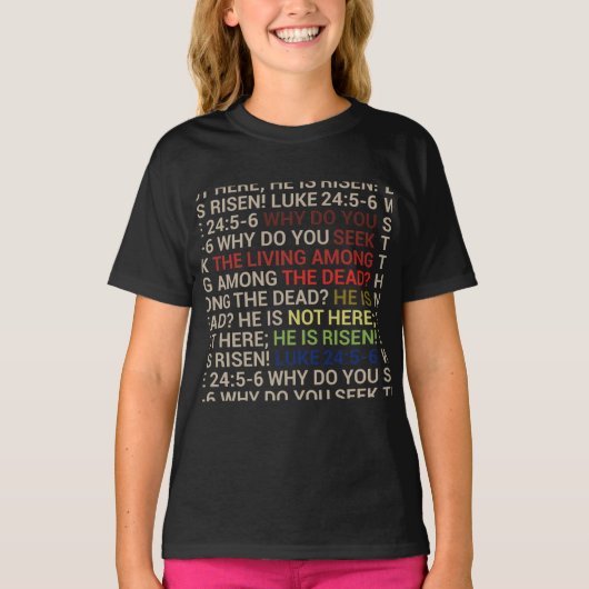 Hij is Opgestaan T-shirt (Voorkant)