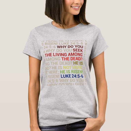 Hij is Opgestaan T-shirt (Voorkant)