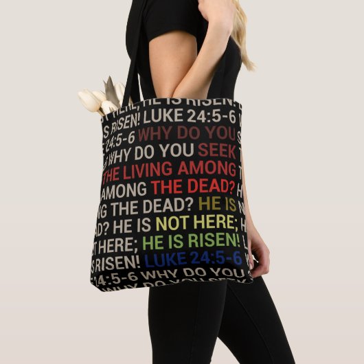 Hij is Opgestaan Tote Bag (Dichtbij)