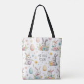Hij Is Opgestaan Tote Bag (Achterkant)