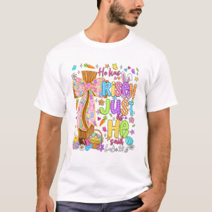 Hij Is Opgestaan ​​Zooals Hij Zei Christelijk Pase T-shirt
