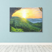 Hij Is Opgewekt! Canvas Afdruk (Insitu (Houten vloer))
