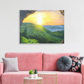 Hij Is Opgewekt! Canvas Afdruk (Insitu (Woonkamer))