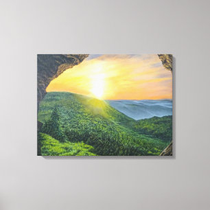 Hij Is Opgewekt! Canvas Afdruk