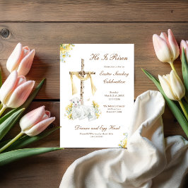 Hij Is Opgewekt Christelijke Pasen Kaart