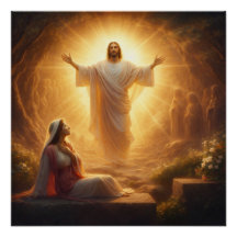 Hij Is Opgewekt Christelijke Poster