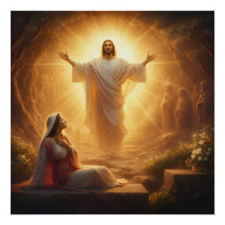 Hij Is Opgewekt Christelijke Poster