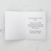 Hij Is Opgewekt Pasen Bulk Kerk Groetkaarten Kaart (Binnen)