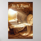 Hij Is Opgewekt! Pasen Poster (Voorkant)