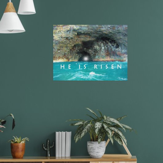 Hij is Opgewekt Poster (Woonkamer 1)