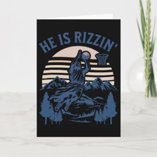 Hij Is Opgewekt Rizzin' Pasen Jezus Christelijk Ge Kaart