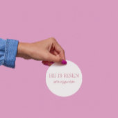 Hij Is Opgewekt Sticker – Bijbelse Hooptekst