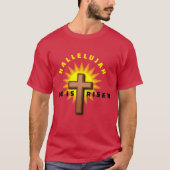"HIJ IS OPGEWEKT" T-Shirt (Voorkant)