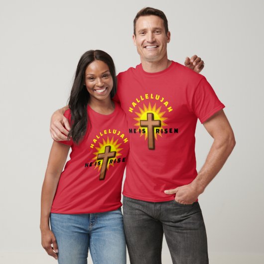 "HIJ IS OPGEWEKT" T-Shirt (Unisex)