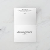 Hij Is Opgewekt Vlinders Sering Paars Pasen  Feestdagen Kaart (Binnen)