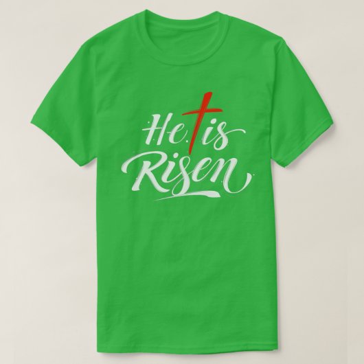 Hij is paasjongen Jezus T-shirt (Design voorkant)