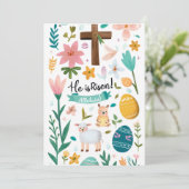 Hij is razendsnel Christelijk Feestdagenkaart (Staand voorkant)