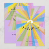 Hij is razendsnel. feestdagenkaart (Voorkant / Achterkant)