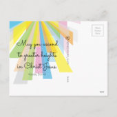 Hij is razendsnel. feestdagenkaart (Achterkant)