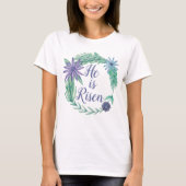 Hij is Religieuze paasgriep Christelijk T-shirt (Voorkant)