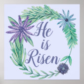 Hij is Religieuze paasgriep Poster (Voorkant)