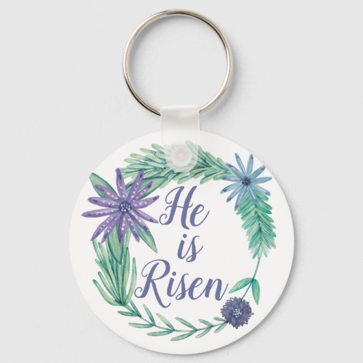 Hij is Religieuze paasgriep Sleutelhanger (Voorkant)