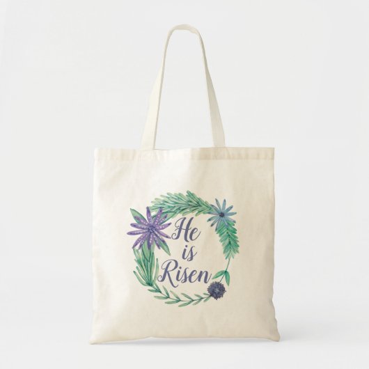Hij is Religieuze paasgriep Tote Bag (Voorkant)