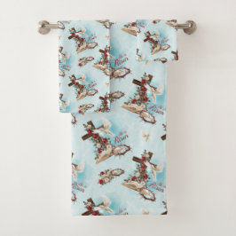 Hij is Risen Bad Handdoek