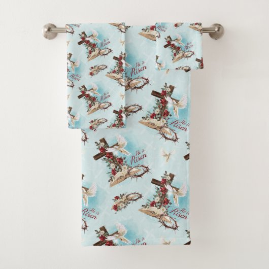 Hij is Risen Bad Handdoek (Insitu)