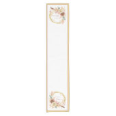 Hij is Risen boho bloemenkrans Pasen Korte Tafelloper (Voorkant)