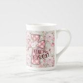Hij is Risen Bone China Mok (Rechts)