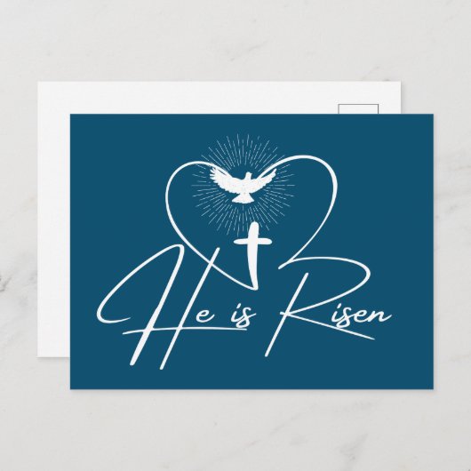 Hij is Risen Briefkaart (Voorkant / Achterkant)