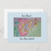 Hij is Risen. Briefkaart (Voorkant / Achterkant)