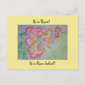 Hij is Risen. Briefkaart (Voorkant)