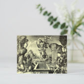 Hij is Risen. Briefkaart (Staand voorkant)