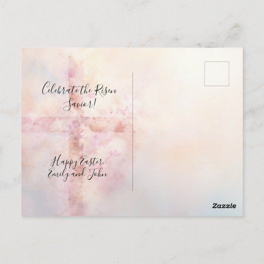 Hij is Risen Briefkaart (Achterkant)