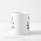 Hij is Risen Bunny Happy Easter Koffiemok (Center)