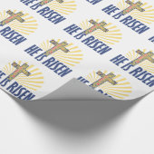 Hij is risen cadeaupapier (Hoek)