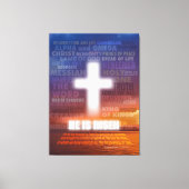 Hij is Risen Canvas Afdruk (Voorkant)