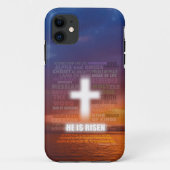 Hij is Risen Case-Mate iPhone Case (Achterkant)