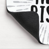 Hij is Risen Christ is Risen Quotes Pasen Art Resu Muismat (Hoek)