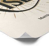 Hij is Risen  Christelijke Wall Art Print (Hoek)