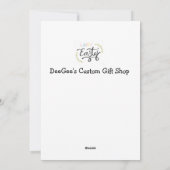 Hij is Risen Cross Feestdagenkaart (Achterkant)