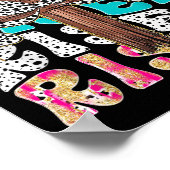 Hij is Risen Cross Jesus Pasen Christelijke Religi Poster (Hoek)